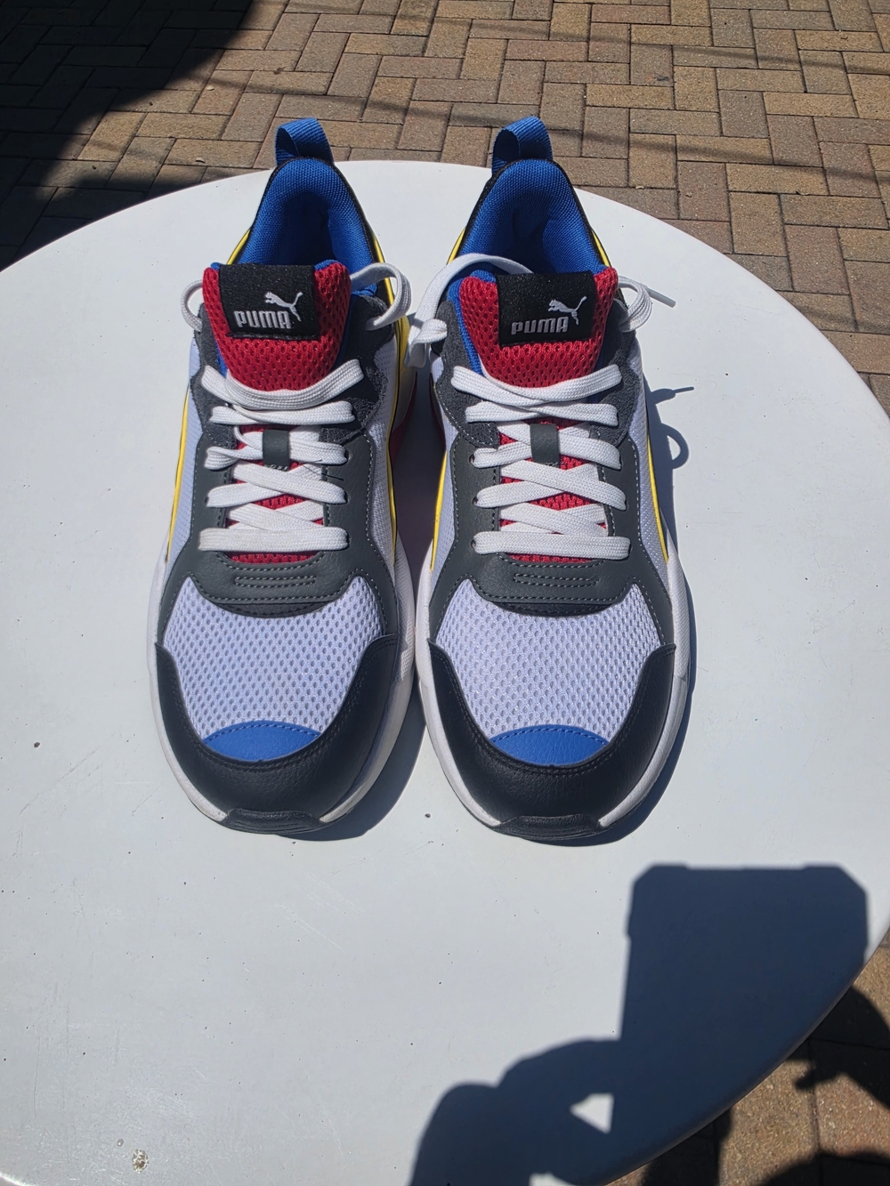 Puma Multicolor Mesh & Leather Athletic Sneakers